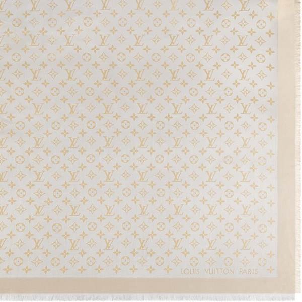 すぐ届く ルイヴィトン ショール 偽物・モノグラム シャイン ストール M75121