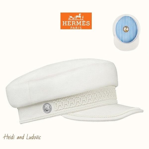 ★日本!!人気!【エルメス】キャスケット コピー「Cabourg カブール」/ Blanc H211009N 9057