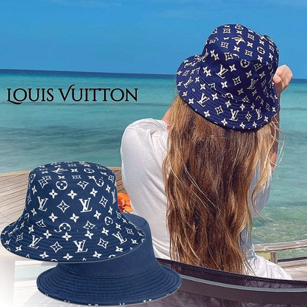 インスタで人気【ルイヴィトン バケットハット 偽物】エスカル ボブ バケットハット 21063011