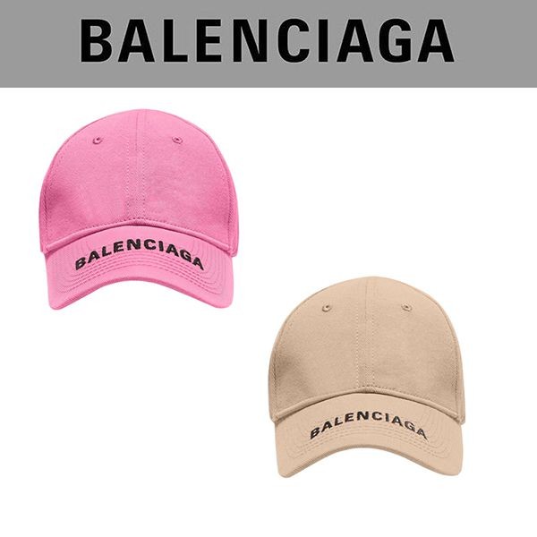 バレンシアガ キャップ 偽物✦オーガニックコットン刺繍Logoキャップ 21063014