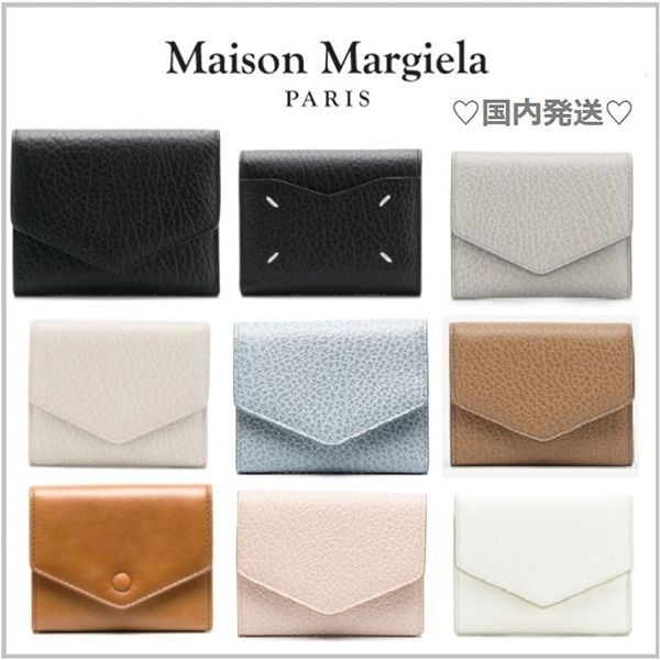 ◆メゾンマルジェラ ウォレット 偽物◆新作三つ折り財布 エンベロープ ウォレット 21071402