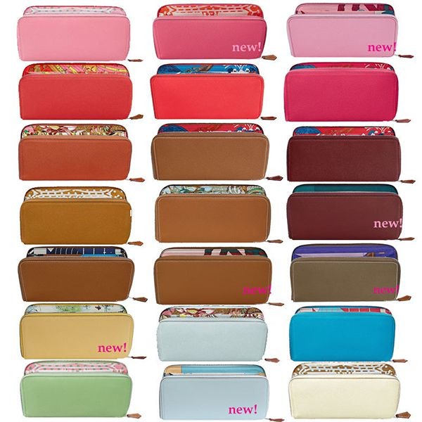 エルメス 偽物 選べる最新色 アザップシルクイン長財布 超レア入手困難 21071424