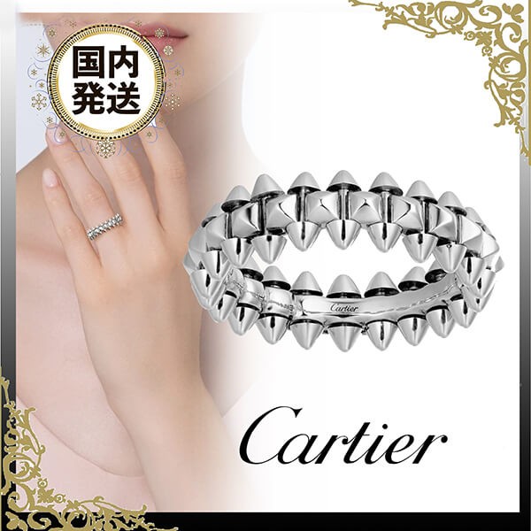 完売必至!カルティエ リング 偽物★クラッシュドゥカルティエリングホワイトゴールドSM指輪 21072023
