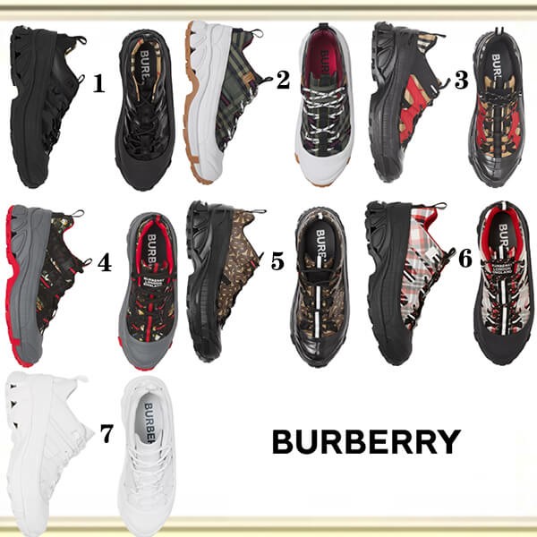 【バーバリー スニーカー コピー】定番!ヴィンテージチェック アーサースニーカー 80433741