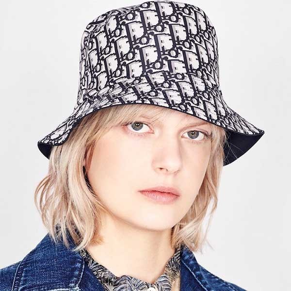 ☆ディオール ハット 偽物☆“Teddy D”リバーシブル♪コットン*ボブハット*2色 95TDD923A130_C900