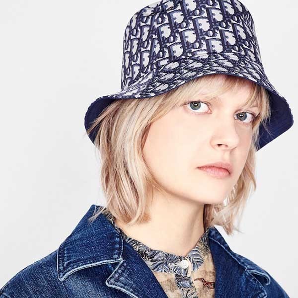 ☆ディオール ハット 偽物☆“Teddy D”リバーシブル♪コットン*ボブハット*2色 95TDD923A130_C900