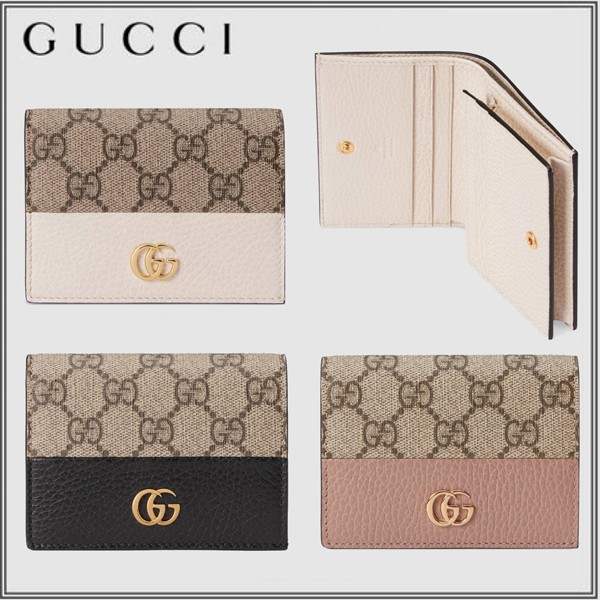 【グッチ GGマーモント 偽物】カードケース ウォレット コイン&紙幣 658610 17WAG 9096