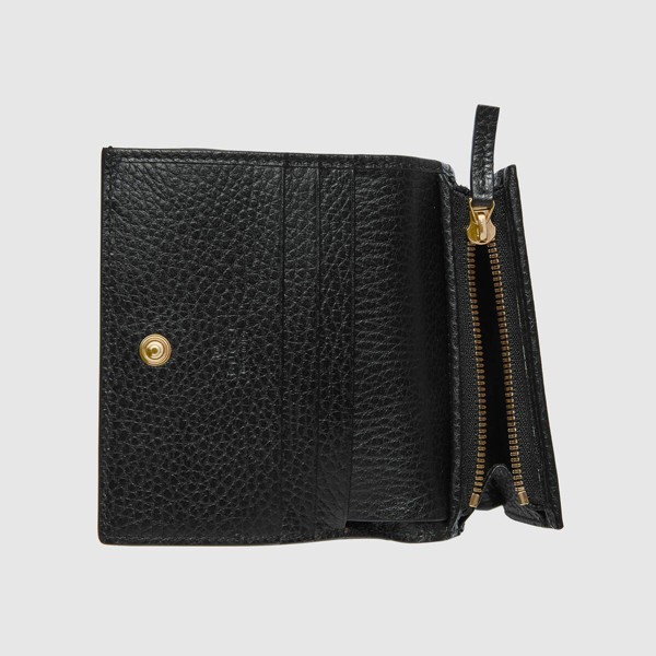 【グッチ GGマーモント 偽物】カードケース ウォレット コイン&紙幣 658610 17WAG 9096