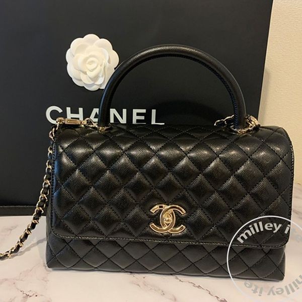 スーパーコピー 優良サイト シャネル 偽物 ココハンドル Mサイズ ハンドバッグ A92991B05061
