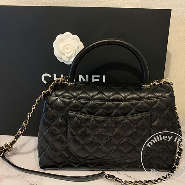 スーパーコピー 優良サイト シャネル 偽物 ココハンドル Mサイズ ハンドバッグ A92991B05061