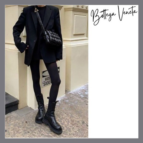 セレブ愛用 ◆ボッテガヴェネタ ザ・ラグ ブーツ偽物 592045VIFH01000
