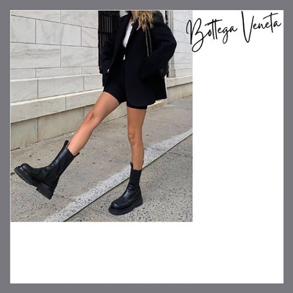 セレブ愛用 ◆ボッテガヴェネタ ザ・ラグ ブーツ偽物 592045VIFH01000