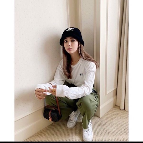 藤田ニコルさん着用ブランド*【セリーヌ】クロシェハットコピー 新作 2A80T384D.38NO