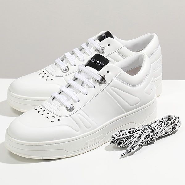 ジミーチュウ スニーカー 偽物 HAWAII/F ローカット レザー 21111009