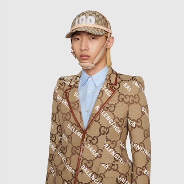 新作!グッチ×バレンシアガ★GGキャンバス ジャケット コピー ベージュ 676013Z8AS62190