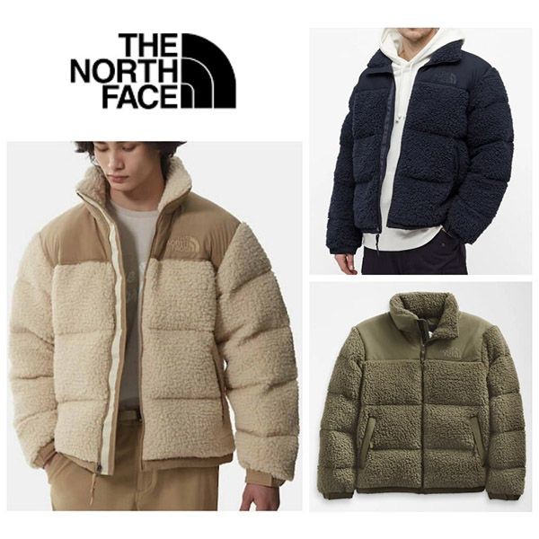 【ノース フェイス】ボア ヌプシ シェルパ ジャケット偽物 21121616☆シェルパヌプシ 偽物