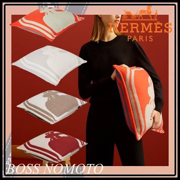 エルメス クッション偽物 ブリッド・ドゥ・ガラ 50×50 取り外し可能H103256M