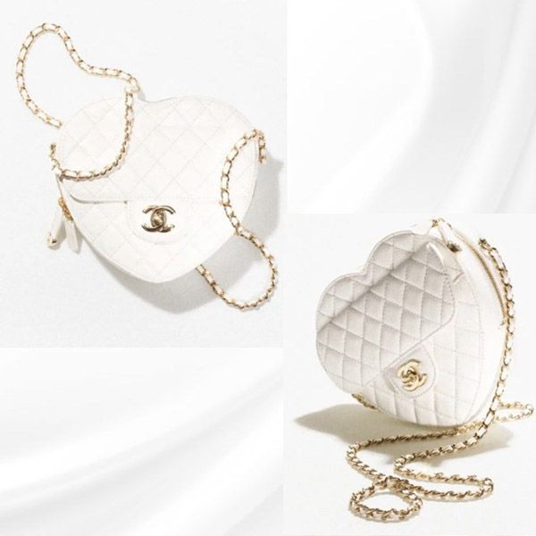 大人気★【シャネル】 22SS♡ハート ショルダーバッグ 偽物 ラージ AS3191 B07958 10601