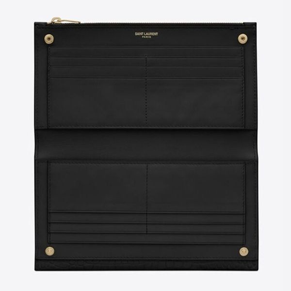 すぐ届く☆サンローラン☆アップタウンラージウォレット 長財布 2色 582124DND1J9207