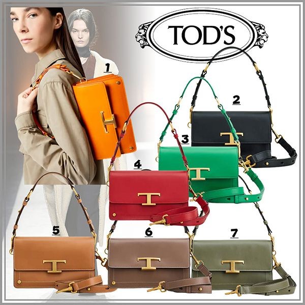 トッズ◆レザー ミニショルダーバッグ 偽物 2WAY ７色 レトロ XBWTSIN0100ROR9998