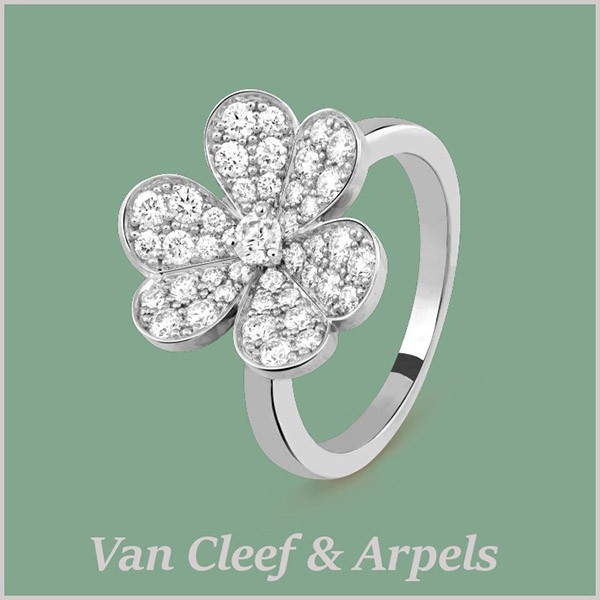 フリヴォル リング、1フラワー 偽物 VCARD31600