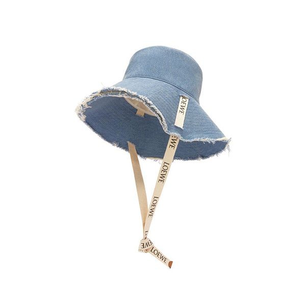 ロエベ フレイド フィッシャーマン ハット デニム 2色 K820HF1X25