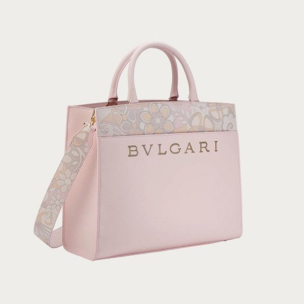 国内限定!ブルガリ★プリマヴェーラ A4可 トートバッグ ピンク 291871