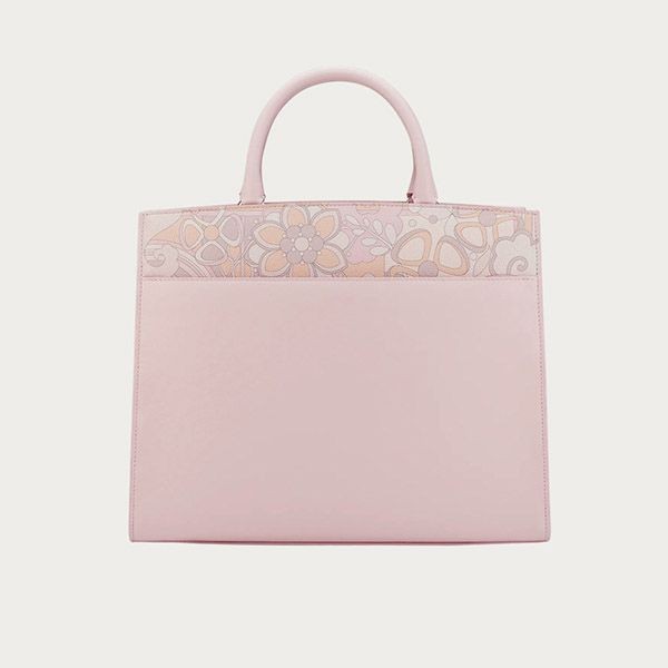 国内限定!ブルガリ★プリマヴェーラ A4可 トートバッグ ピンク 291871