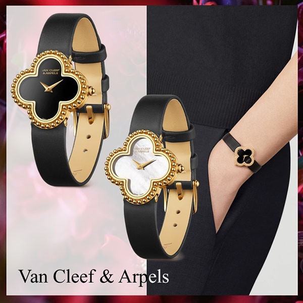 ヴァンクリーフ&アーペル 時計 アルハンブラ スモール ウォッチ★すぐ届 VCARD21900