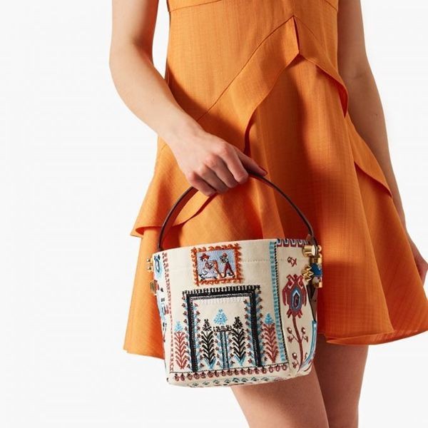 新作【クリスチャン ルブタン コピー】グリークアバミニハンドバッグ2WAY 3225071J596