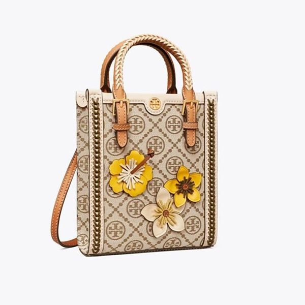 完売色あり!すぐ届くトリーバーチ コピー Tモノグラム ブレイド ミニトート 送料込 89602