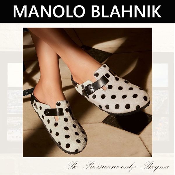 【即発】マノロブラニク×ビルケンシュトック BOSTON ハラコ サンダル