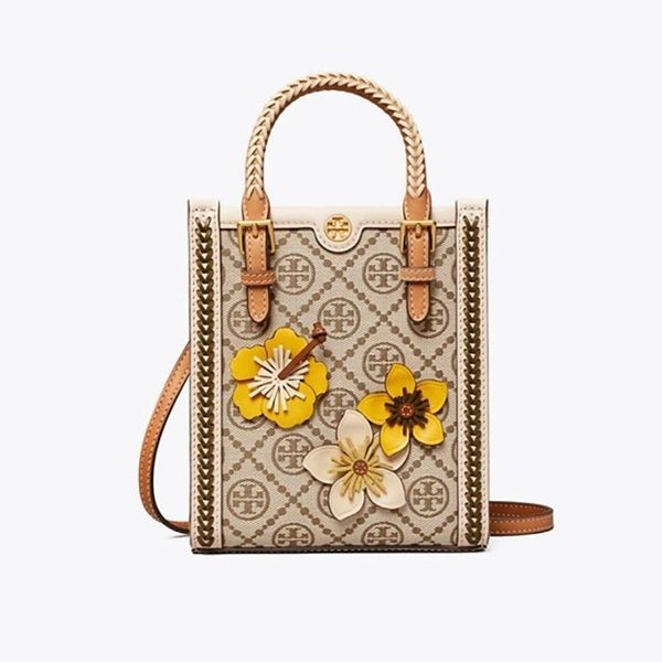 完売色あり!すぐ届くトリーバーチ コピー Tモノグラム ブレイド ミニトート 送料込 89602