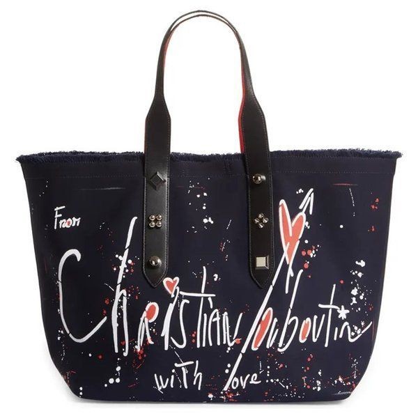 《大人気》ルブタン FRANGIBUS キャンバストートバッグ 偽物3215052F