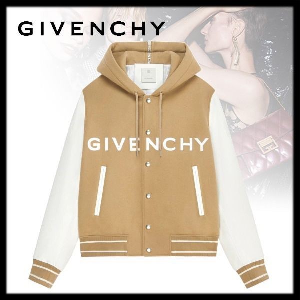 ジバンシィ フード付き ボンバー ジャケット 偽物 4G アウター BM00XX6Y16-118