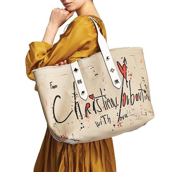 《大人気》ルブタン FRANGIBUS キャンバストートバッグ 偽物3215052F