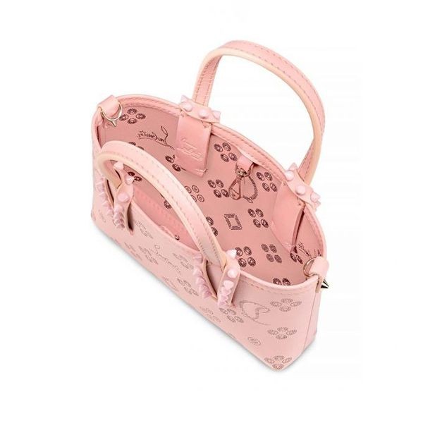 特別価格!ルブタン 偽物 Cabata E/W Nano スタッズ 2WAY ショルダーバッグ 4色 3225080L252