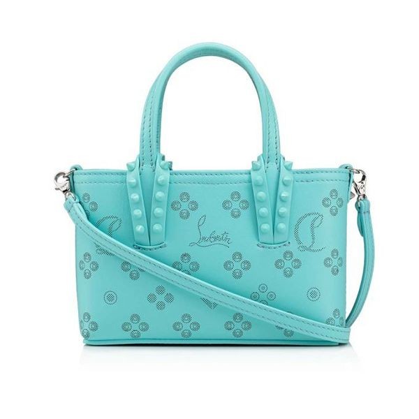 特別価格!ルブタン 偽物 Cabata E/W Nano スタッズ 2WAY ショルダーバッグ 4色 3225080L252