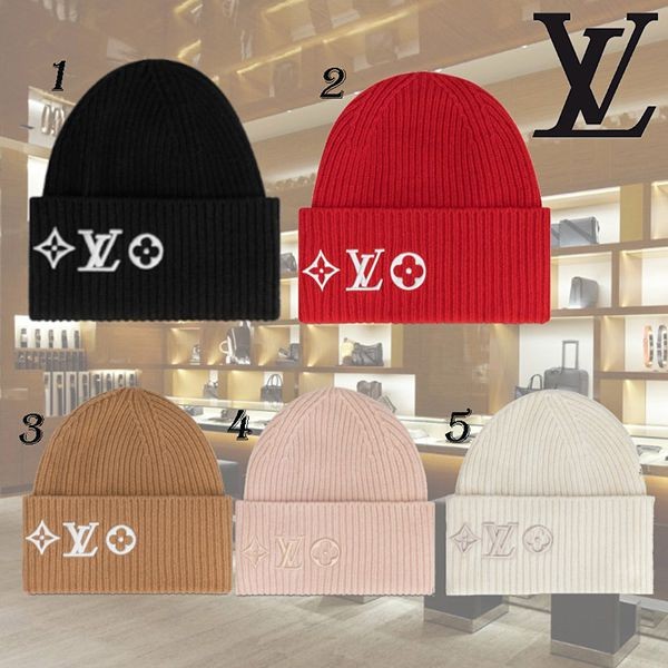 【残暑SALE!】ルイヴィトン ニット帽 ロゴ キャップ 偽物 5色 M77871