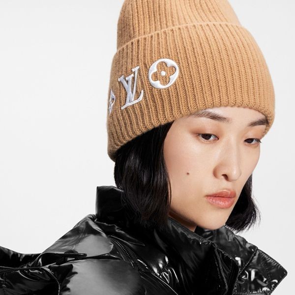 【残暑SALE!】ルイヴィトン ニット帽 ロゴ キャップ 偽物 5色 M77871