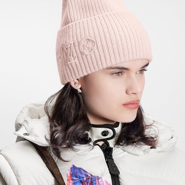 【残暑SALE!】ルイヴィトン ニット帽 ロゴ キャップ 偽物 5色 M77871