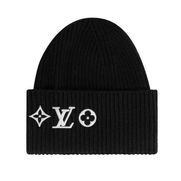【残暑SALE!】ルイヴィトン ニット帽 ロゴ キャップ 偽物 5色 M77871