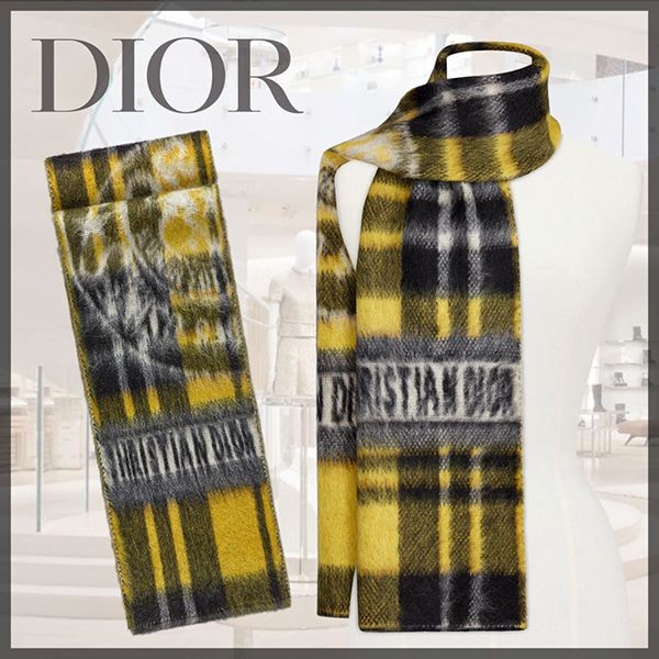《大人気》ディオール スカーフ 偽物 チェックンディオール マフラー 24CHE200I902_C239