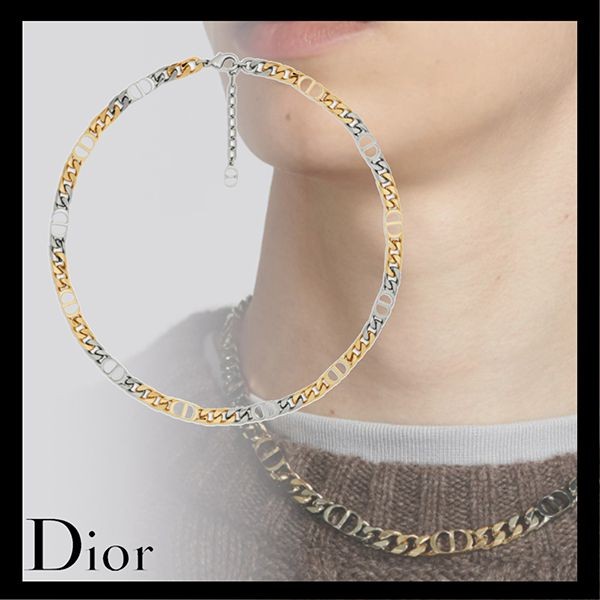 大人気！ディオール コピー CD ICON チェーンリンク 喜平ネックレス N1973HOMMT_D012