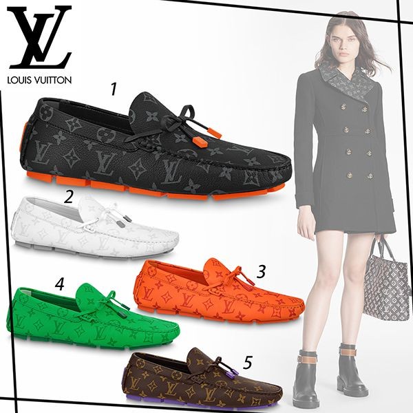 【追跡付き発送で安心】ルイヴィトン ドライバー・ライン ローファー 5色 1AAF38