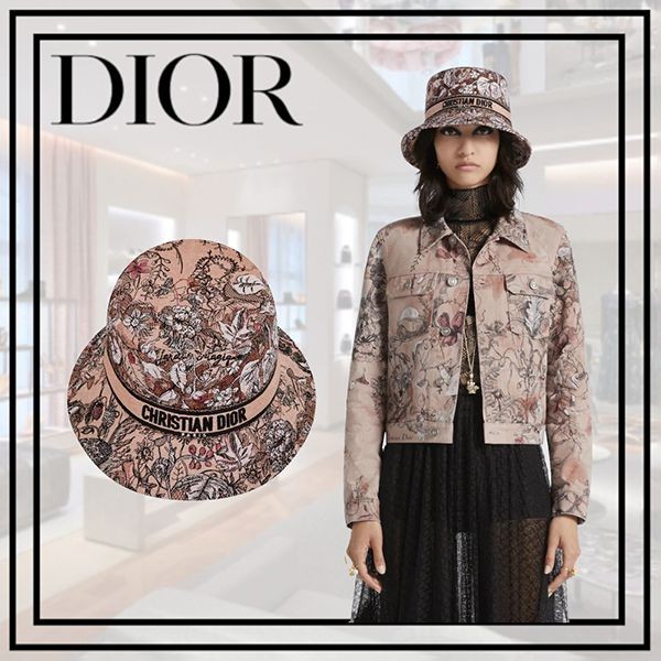 高級ブランドディオール ナローブリム D-BOBBY バケットハット 偽物 31JAM923X132_C481