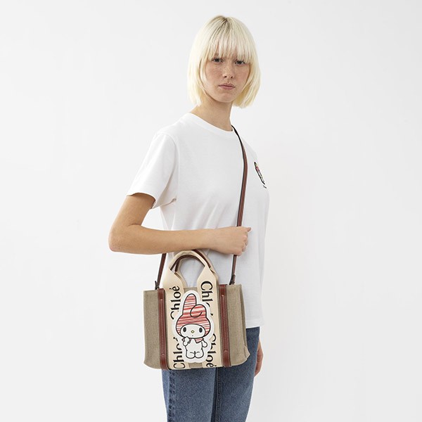 関税なし「my melody for クロエ 偽物」 woodyスモールトートバッグ 限定品!