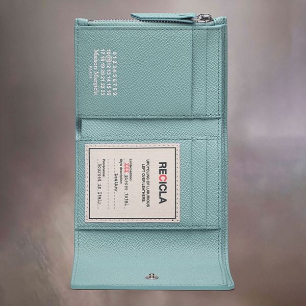 残り僅か〔メゾンマルジェラ コピー〕Recicla サフィアーノカーフレザー製 財布