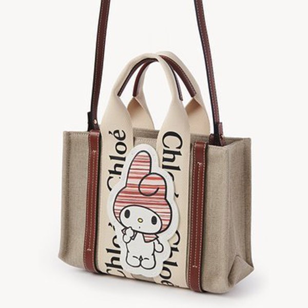 関税なし「my melody for クロエ 偽物」 woodyスモールトートバッグ 限定品!