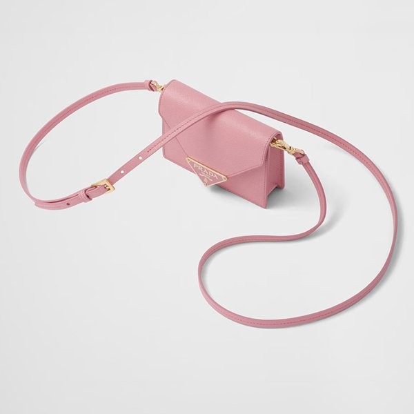 【VIPセールで入荷!】プラダ サフィアーノ コピーショルダーストラップ付カードケース